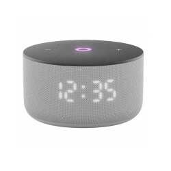 Умная колонка Яндекс Станция Мини 3 с часами серая